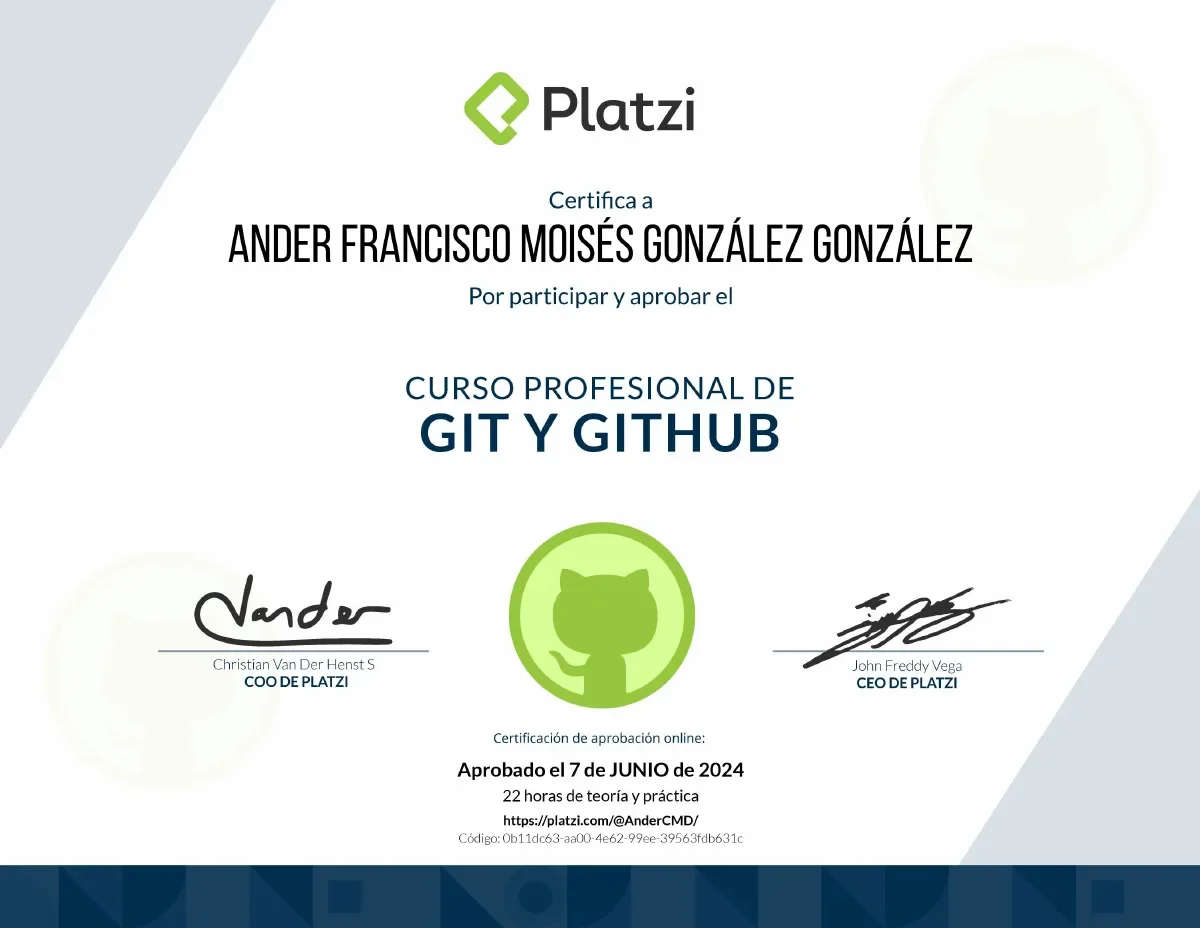 Curso Profesional de Git y GitHub
